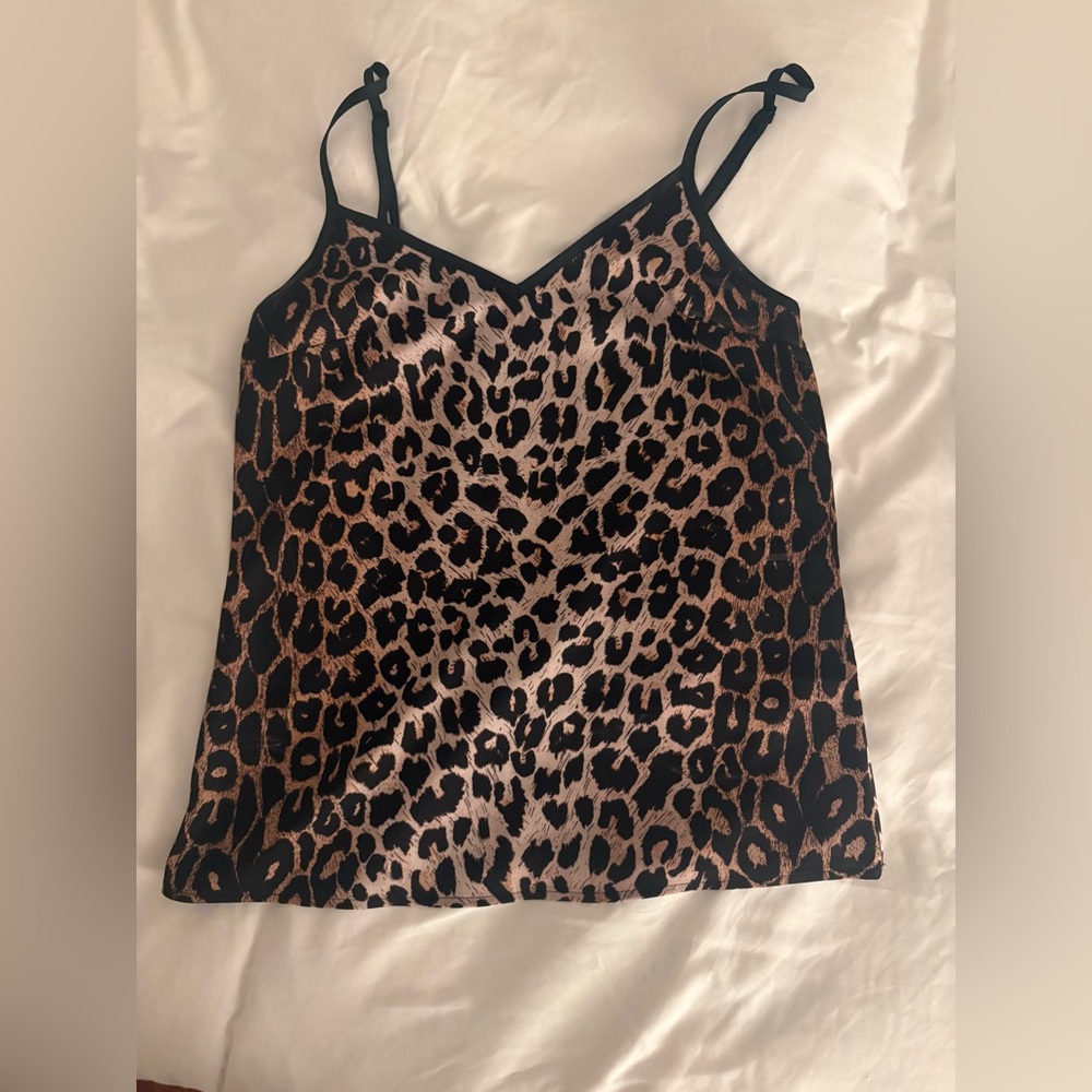 All Saints Leopard Print Camisole